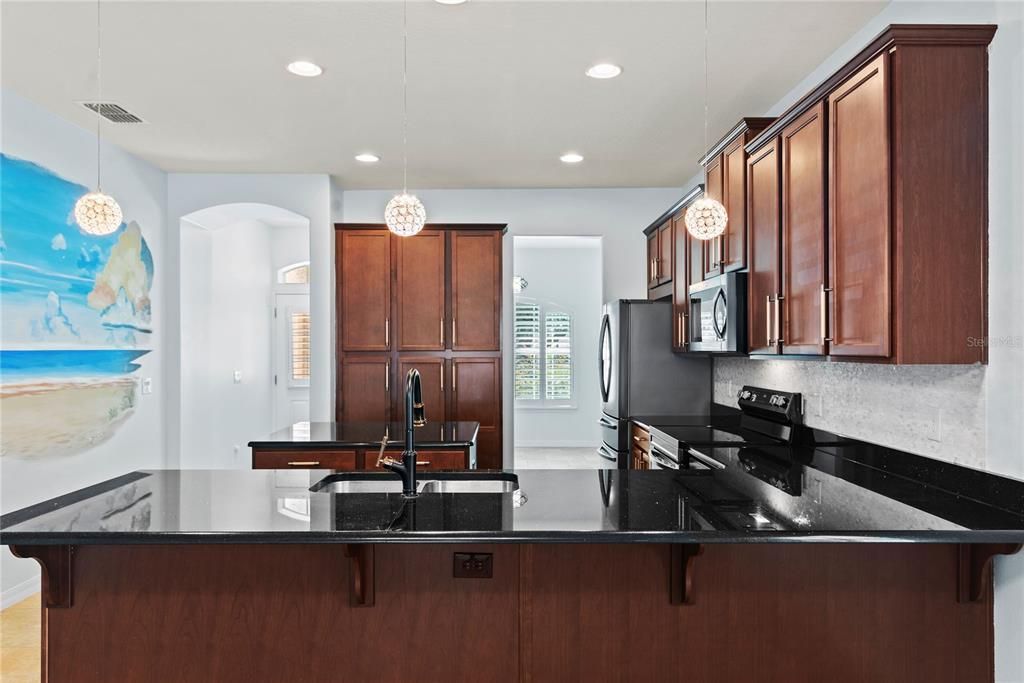 Interior, Kitchen, Pendant Lights, Recessed Lighting