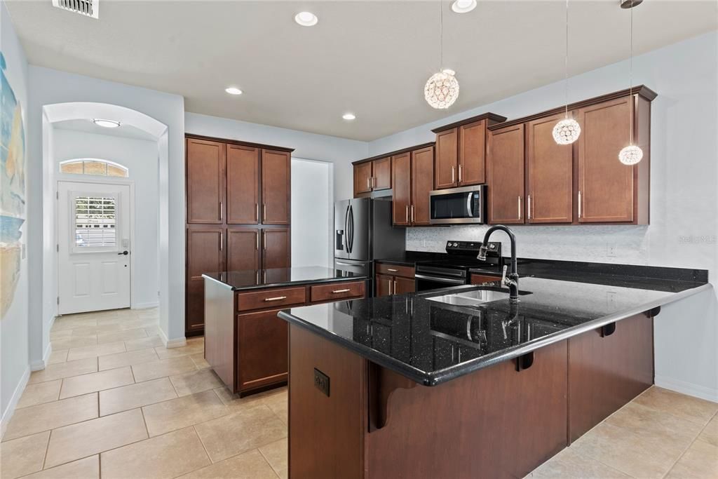 Interior, Kitchen, Pendant Lights, Recessed Lighting