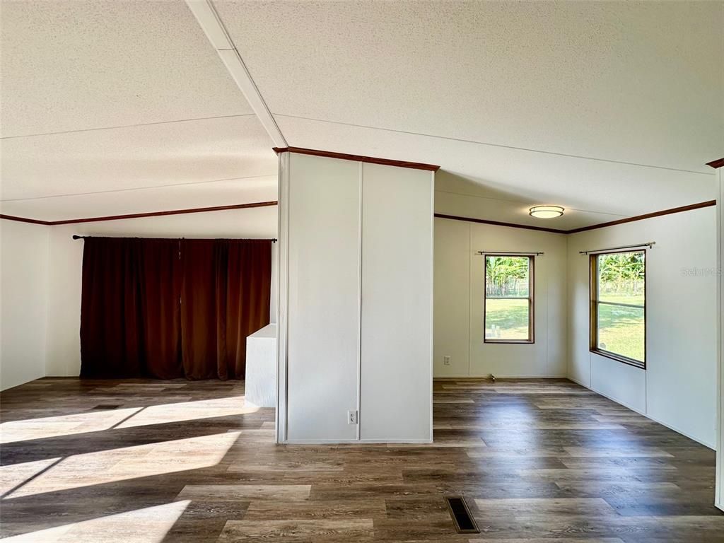 Empty room, Interior, Wood Texture Flooring