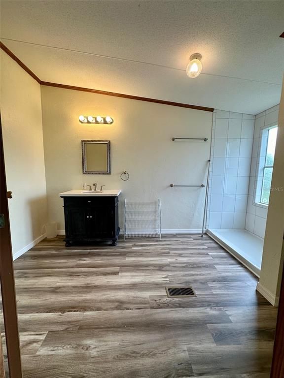 Bathroom, Interior, Wood Texture Flooring