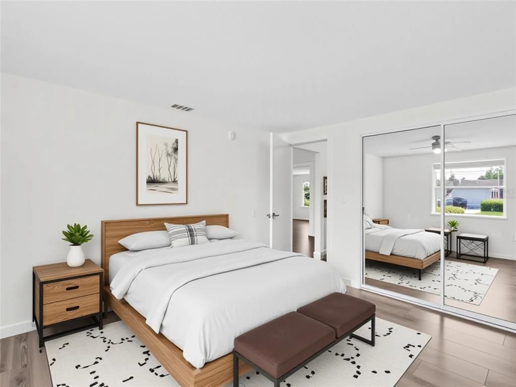 Bedroom, Interior, Wood Texture Flooring