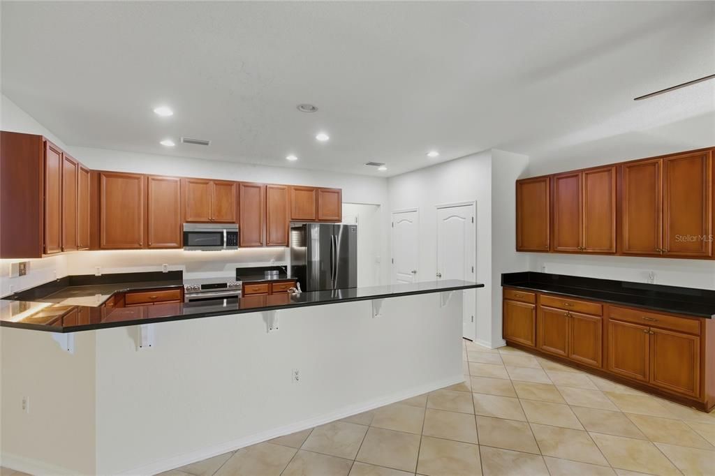 Interior, Kitchen, Recessed Lighting, Stainless Steel Appliances
