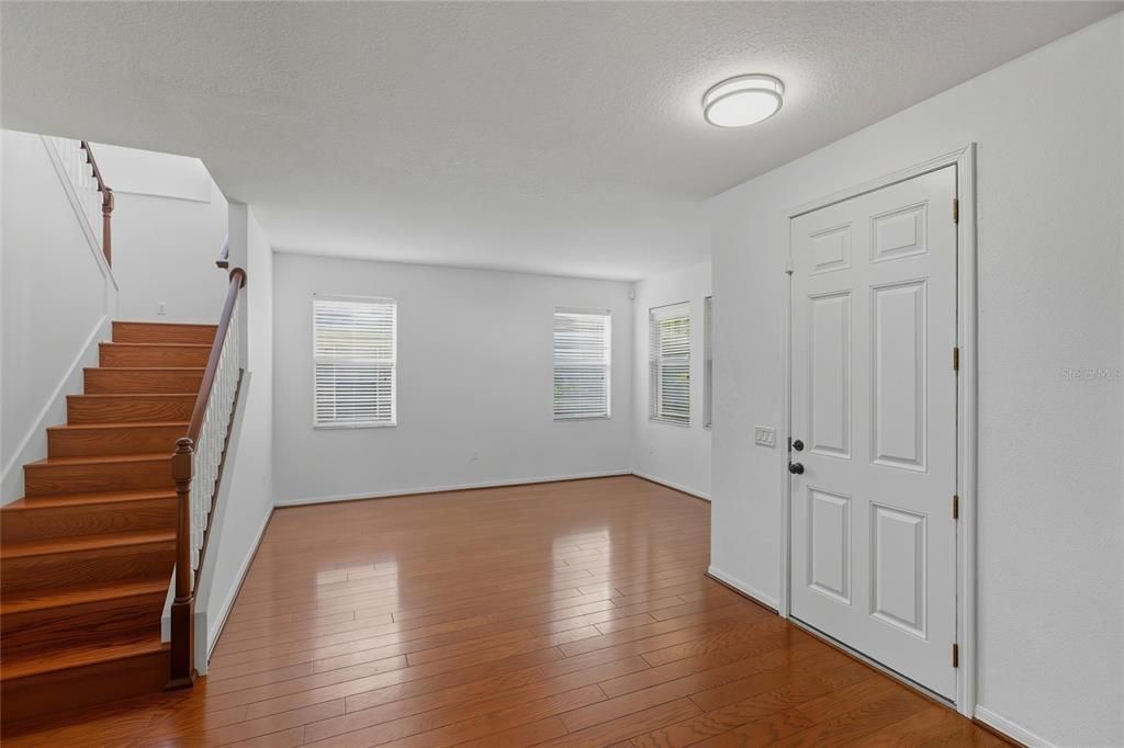 Empty room, Interior, Wood Texture Flooring