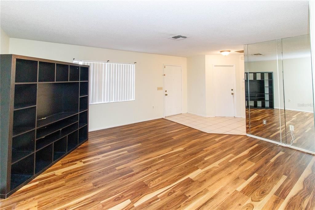Empty room, Interior, Wood Texture Flooring