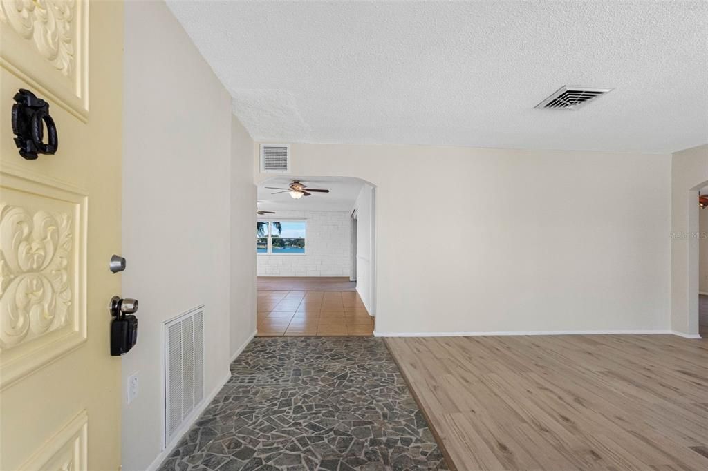 Empty room, Interior, Wood Texture Flooring