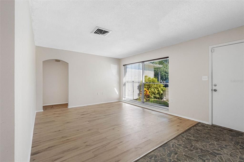 Empty room, Interior, Wood Texture Flooring