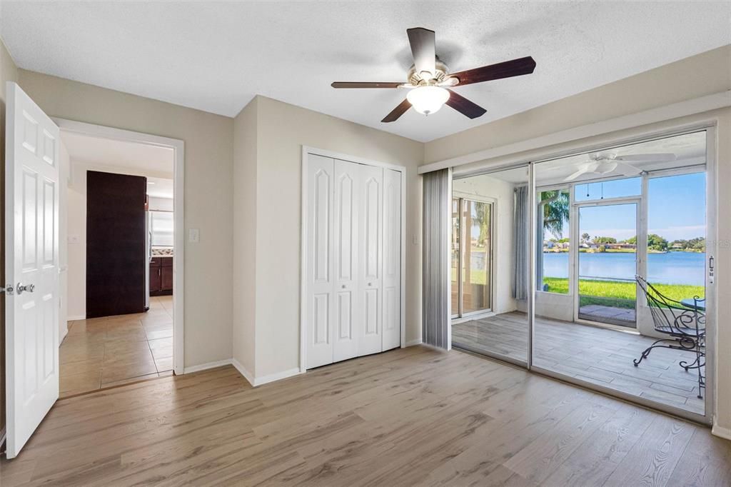 Empty room, Interior, Water, Wood Texture Flooring