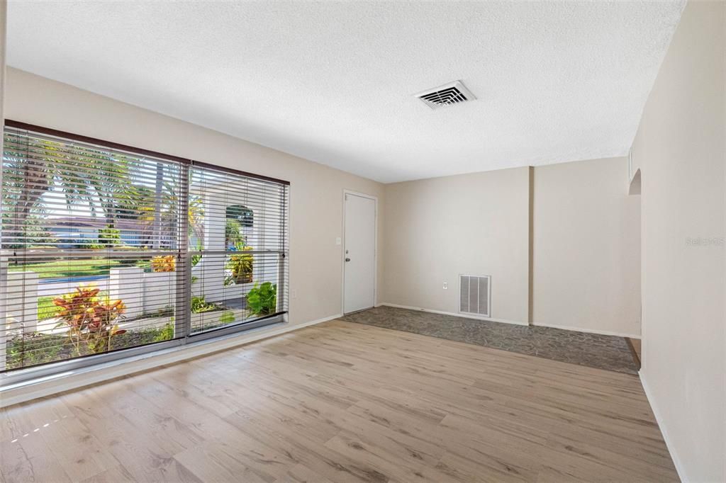 Empty room, Interior, Wood Texture Flooring