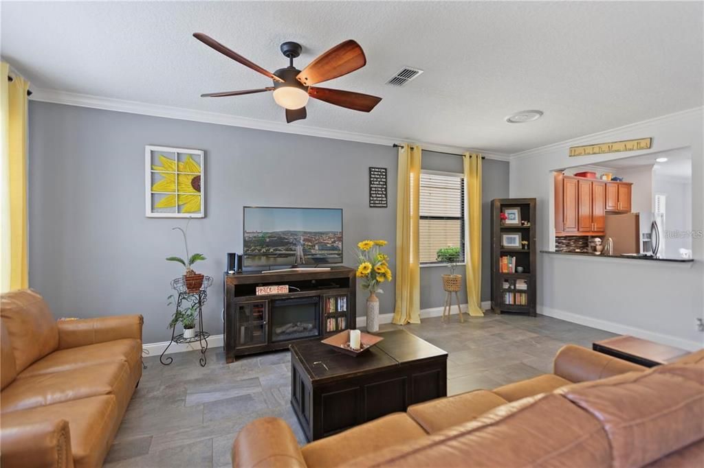 Interior, Kitchen, Living room