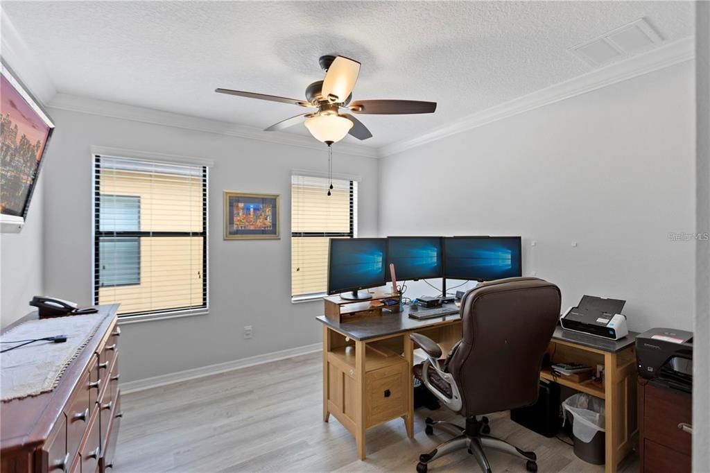Home Office, Interior, Wood Texture Flooring