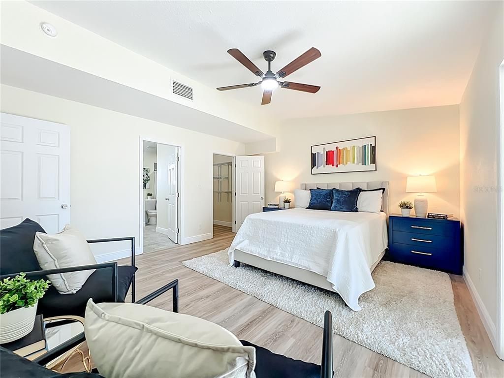 Bedroom, Interior, Wood Texture Flooring
