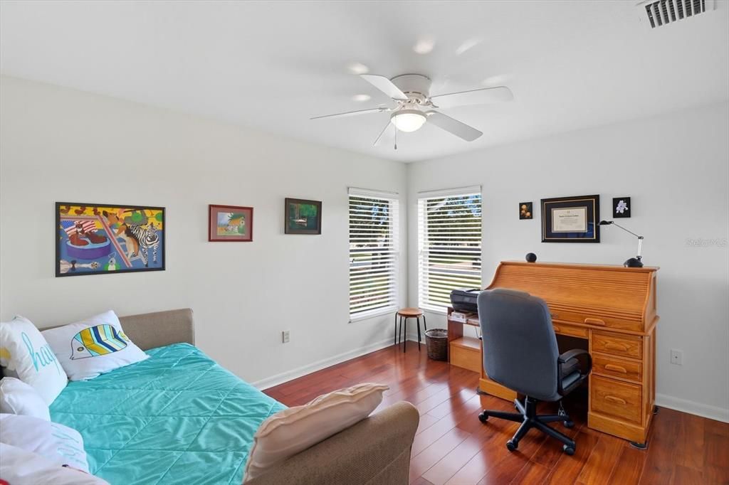Bedroom, Home Office, Interior, Wood Texture Flooring