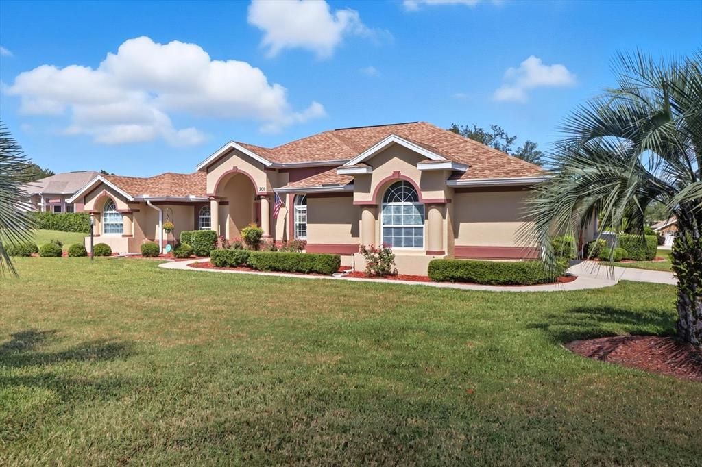 Backyard, Exterior, Facade, Mediterranean
