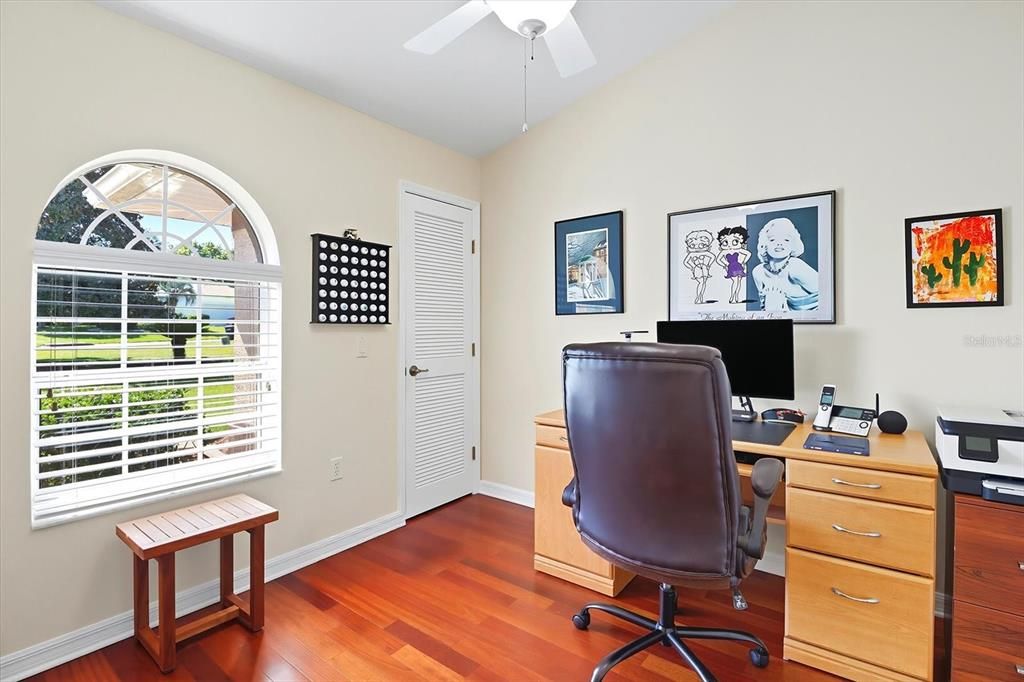 Home Office, Interior, Wood Texture Flooring