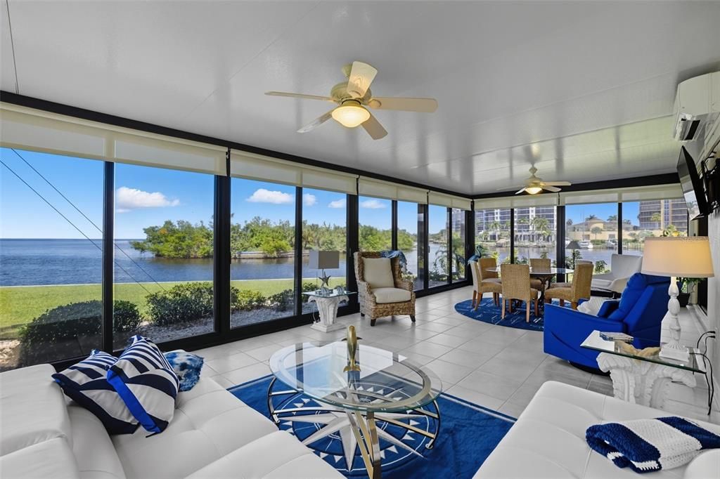 Dining room, Interior, Living room, Sun Room, Water
