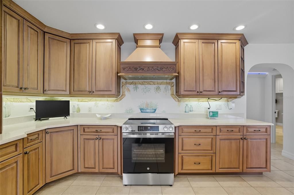 Interior, Kitchen, Recessed Lighting, Stainless Steel Appliances