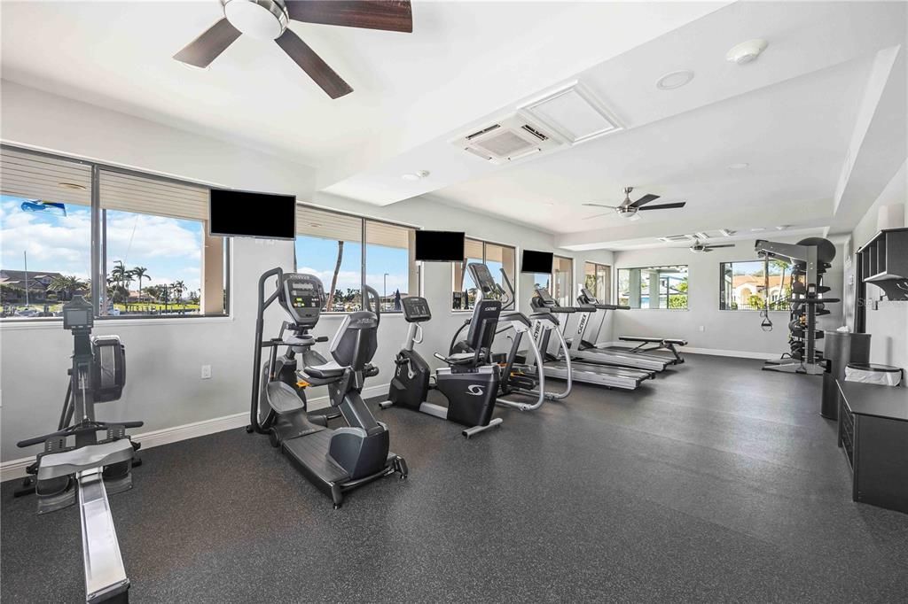 Fitness Equipment, Gym, Interior