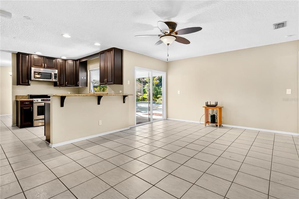 Interior, Kitchen, Recessed Lighting, Stainless Steel Appliances