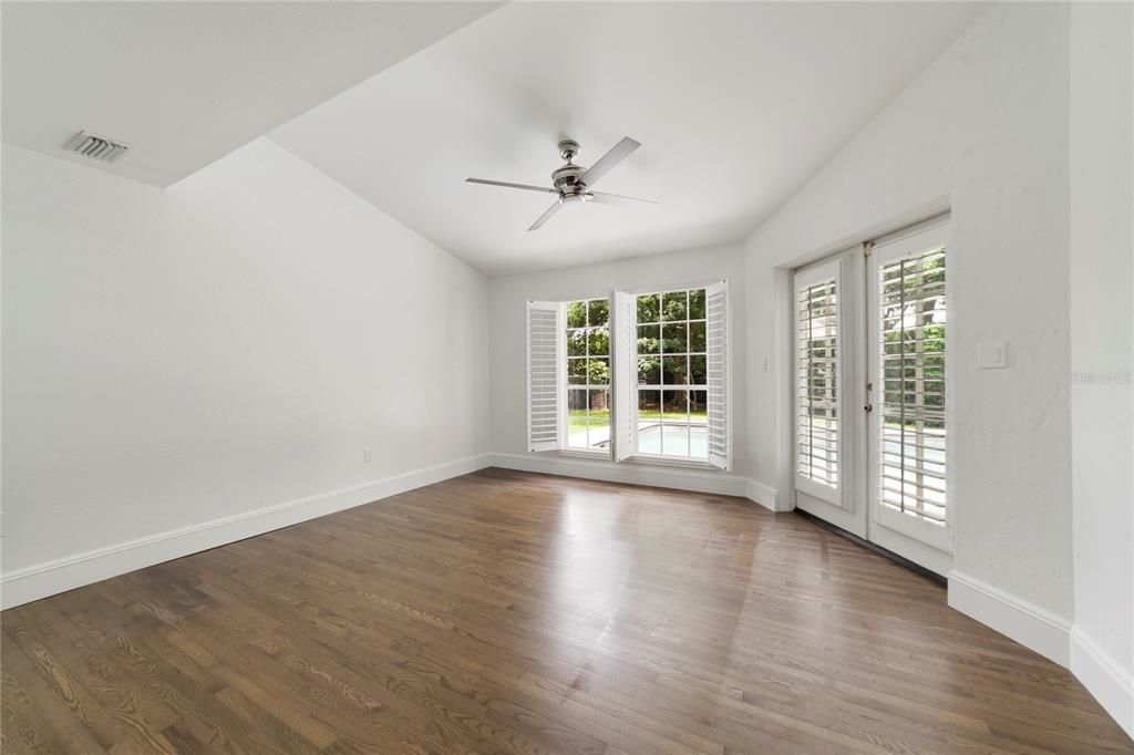 Empty room, Interior, Wood Texture Flooring