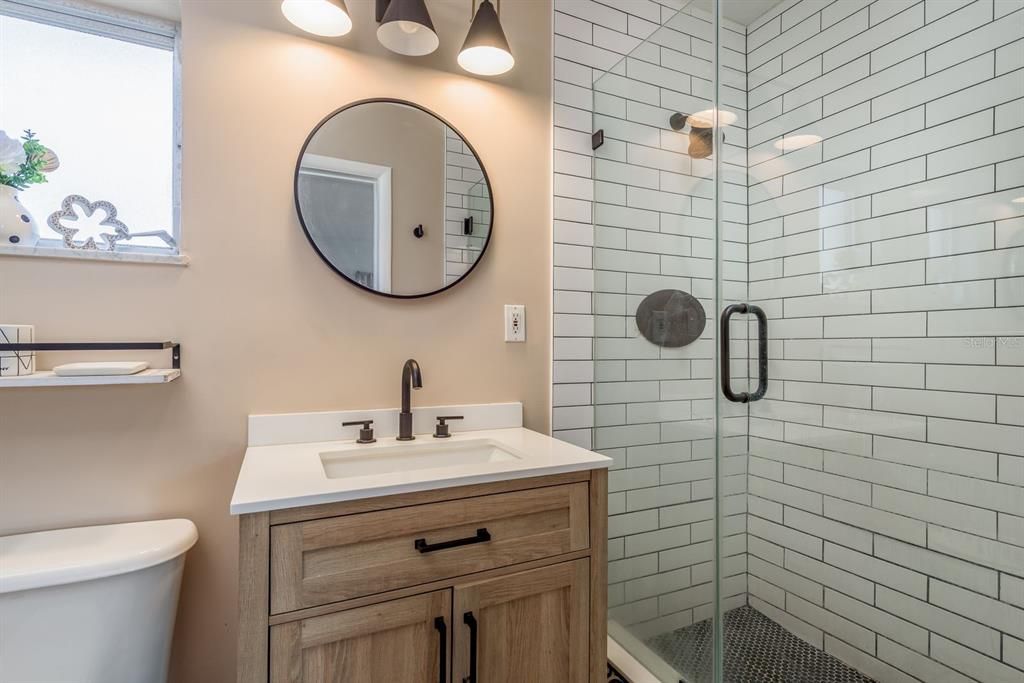 Bathroom, Glass Shower, Interior