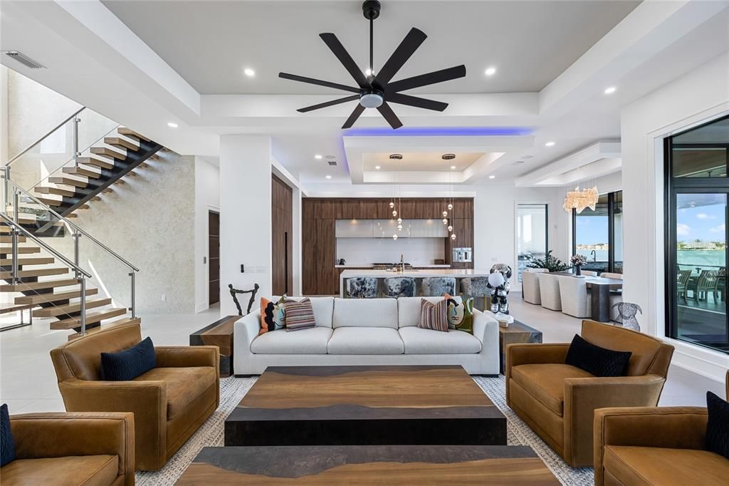 Chandelier, Interior, Living room, Pendant Lights, Recessed Lighting, Water