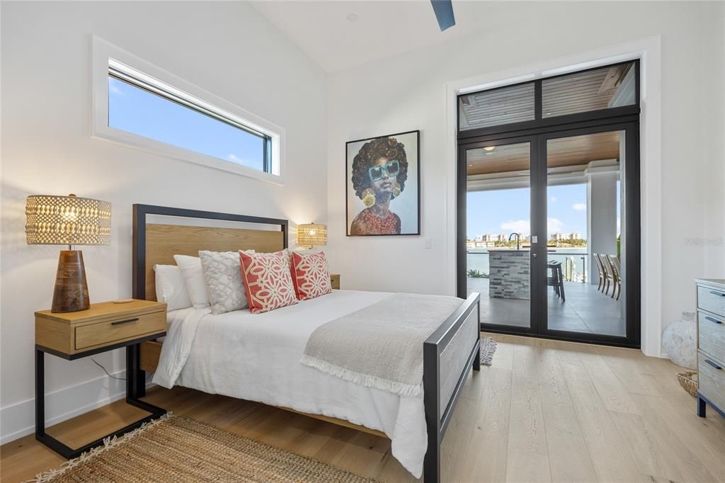 Bedroom, Interior, Water, Wood Texture Flooring
