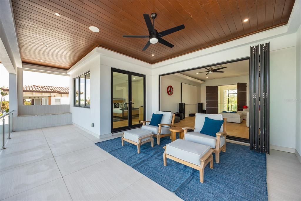 Interior, Living room, Recessed Lighting, Wooden Ceilings