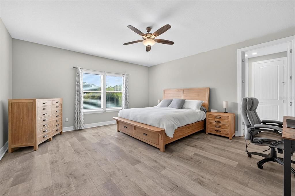 Bedroom, Home Office, Interior, Wood Texture Flooring