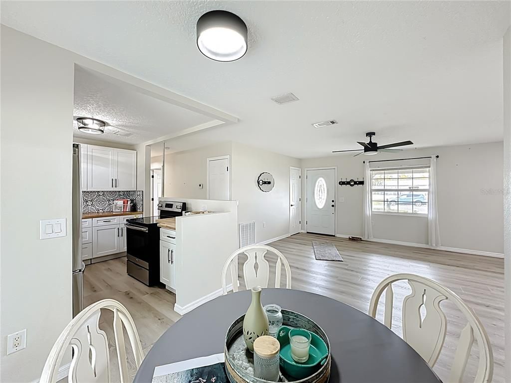 Dining room, Interior, Kitchen, Wood Texture Flooring