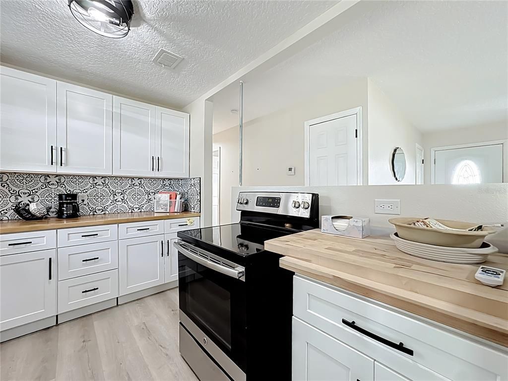 Interior, Kitchen, Wood Texture Flooring