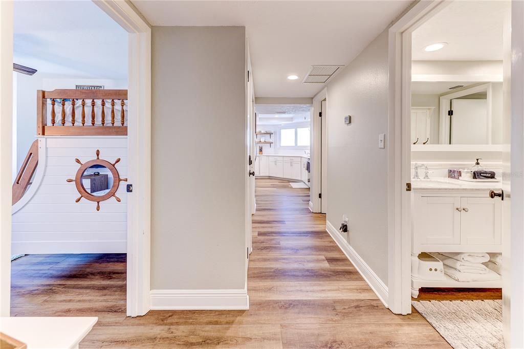 Interior, Recessed Lighting, Wood Texture Flooring