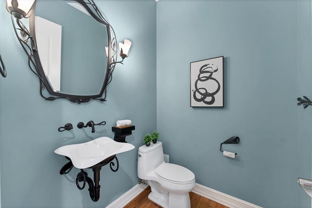 Bathroom, Interior, Wood Texture Flooring