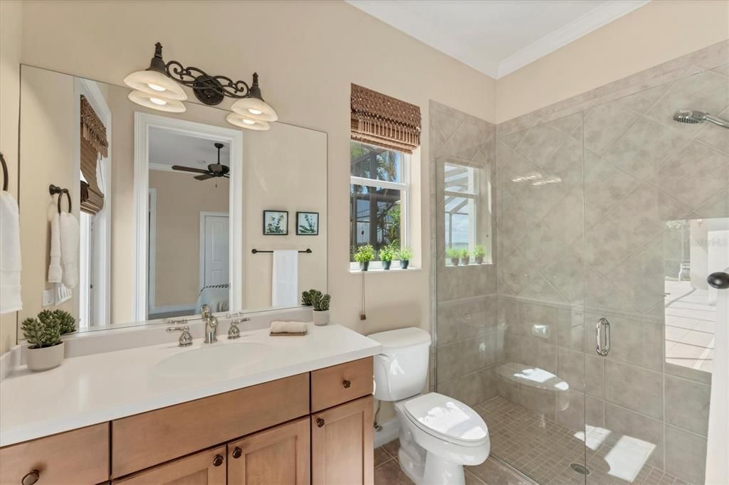 Bathroom, Glass Shower, Interior