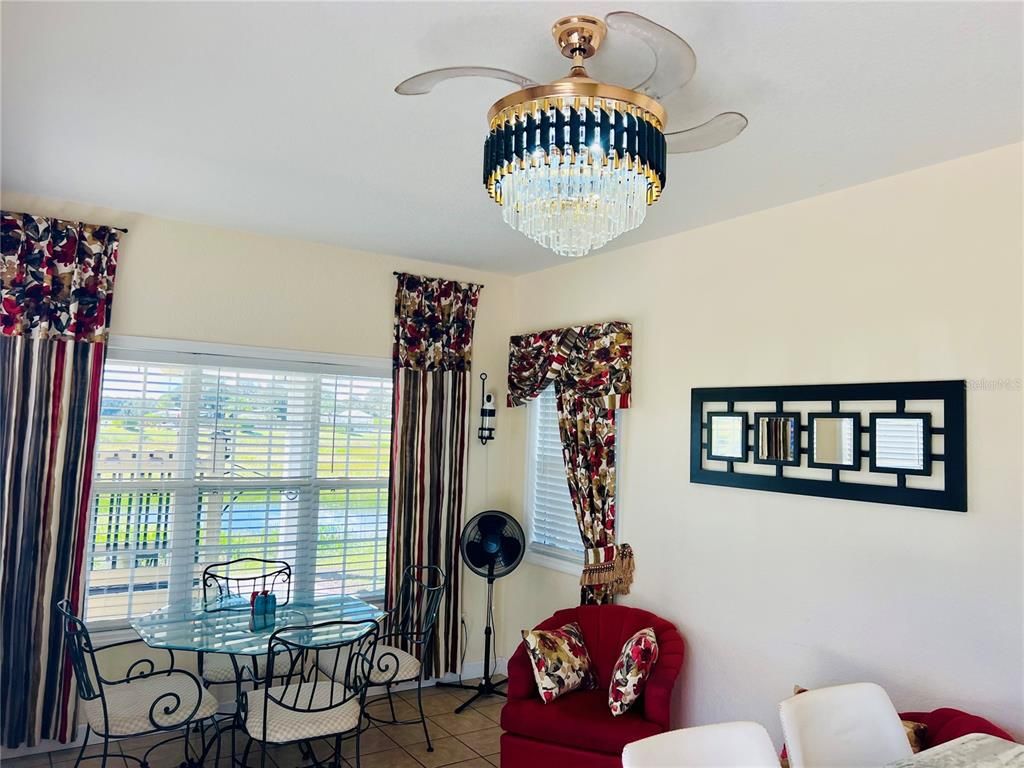 Chandelier, Dining room, Interior
