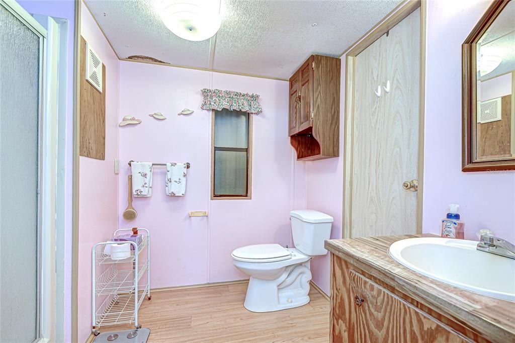 Bathroom, Interior, Wood Texture Flooring