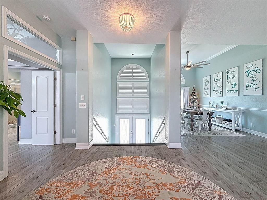 Dining room, Interior, Wood Texture Flooring