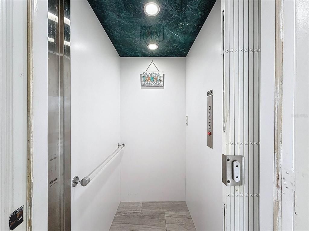 Elevator, Interior, Recessed Lighting
