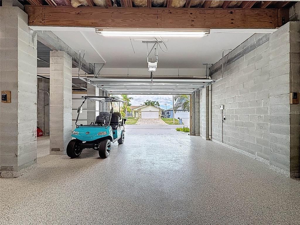 Garage, Interior, Stone Walls