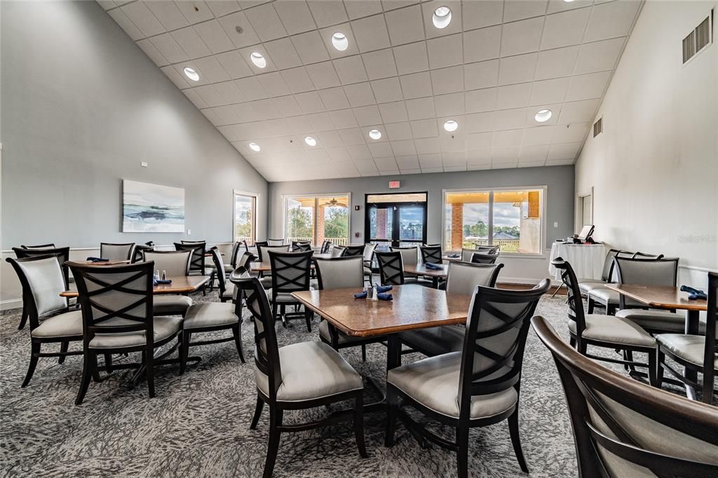 Dining room, Interior, Recessed Lighting