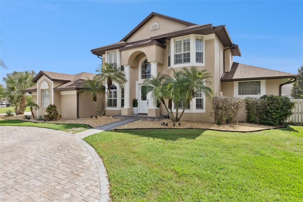 Backyard, Exterior, Facade, Mediterranean