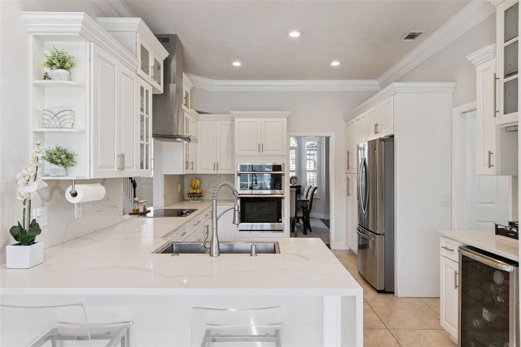 Interior, Kitchen, Recessed Lighting, Stainless Steel Appliances