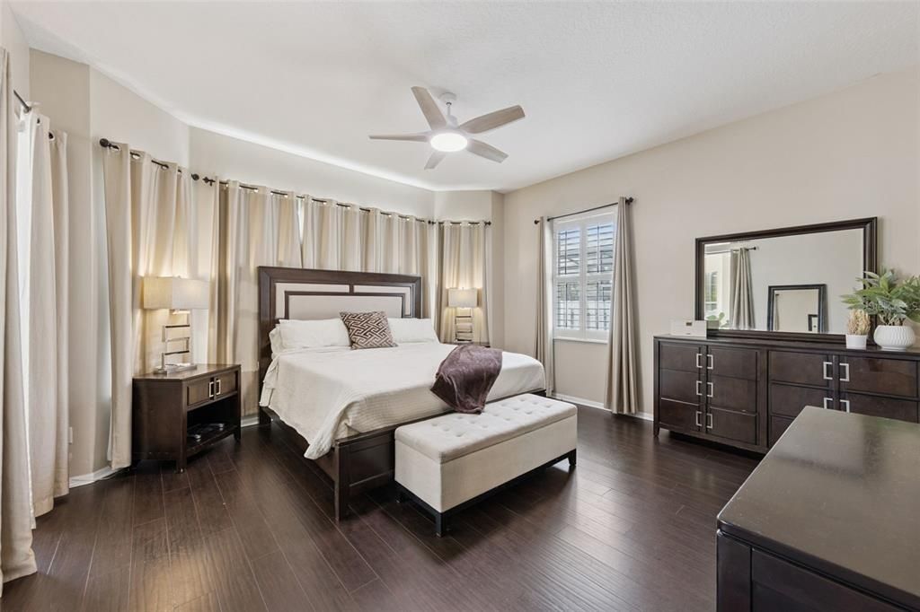 Bedroom, Interior, Wood Texture Flooring
