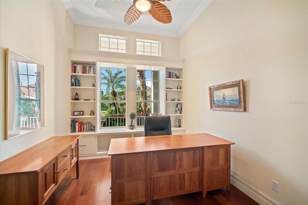 Home Office, Interior, Wood Texture Flooring