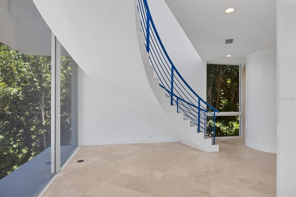 Empty room, Interior, Recessed Lighting