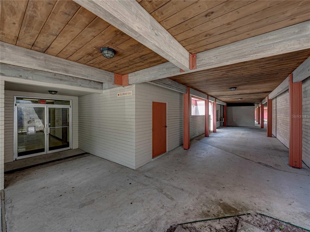 Interior, Stone Walls, Wooden Ceilings