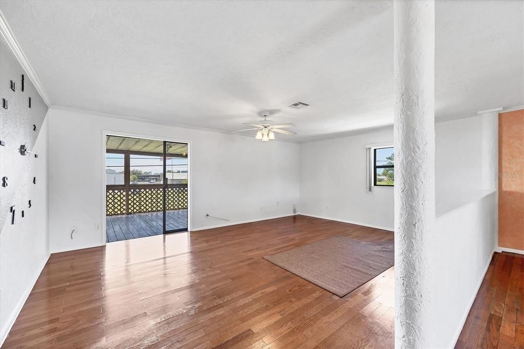 Empty room, Interior, Wood Texture Flooring