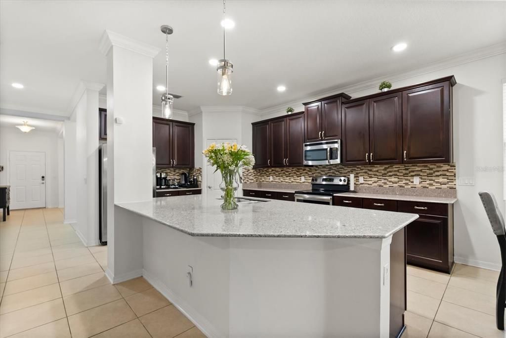 Interior, Kitchen, Pendant Lights, Recessed Lighting