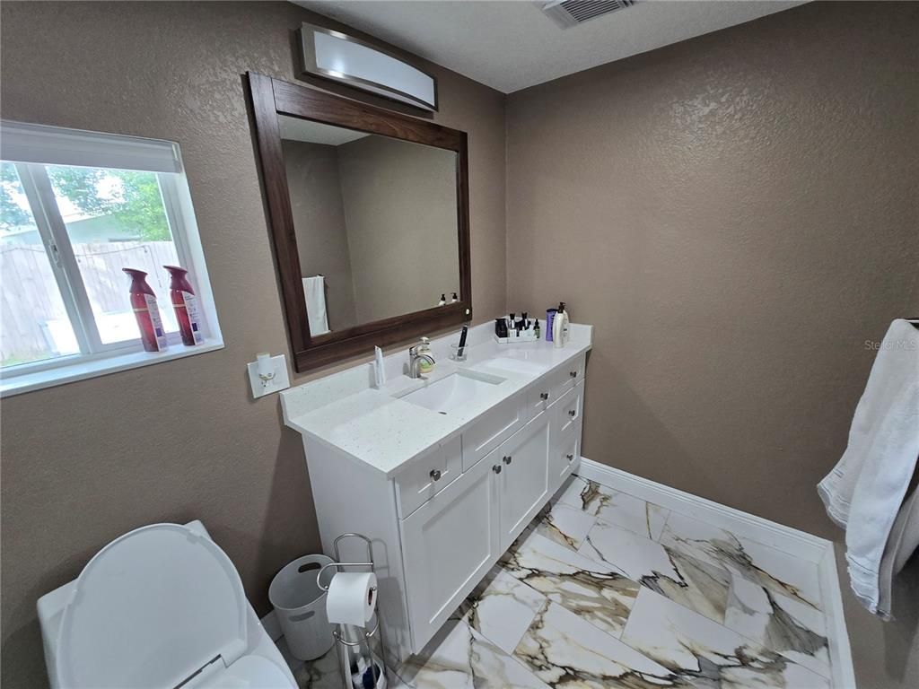 Bathroom, Dual Sink Vanities, Interior, Marble
