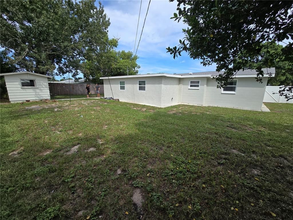 Backyard, Exterior