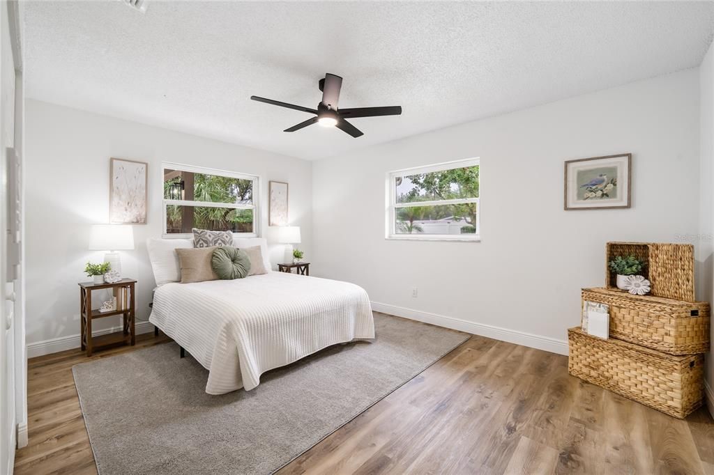 Bedroom, Interior, Wood Texture Flooring